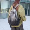 Gradient Retro Rucksack Große Kapazität Schüler Schultasche Jeans Rucksack