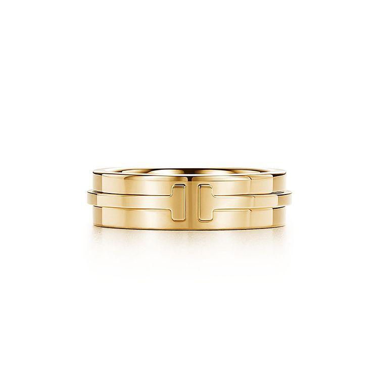 

Tiffany & Co. T Series Wide 18K Gold Ring Unisex rings GRP09008 5