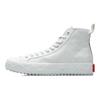 Li Ning CF Adidași Casual High-Top Unisex Adidași Alb Murdar AGCR173-3