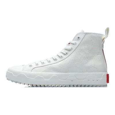 Li Ning CF Casual Ψηλά Αθλητικά Παπούτσια Unisex Αθλητικά Παπούτσια Εκρού AGCR173-3