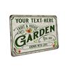 Personalized Metal Tin Sign Fruit Vegetable Garden Wall Art Home Decor
