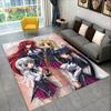 Alfombra Sexy Anime High School D×D, Alfombra para el Hogar Sala de Estar Dormitorio Sofá Felpudo Decoración, Alfombra de Juego Antideslizante 3D para Niños