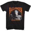 Halloween Horror Melting Movie Logo Michael Myers With Knife Men's T Shirt