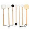 7 Pcs Wood Handle Drumsticks Singing Bowl Mallet Stick with Soft Felt Head Percussion Stick for Relaxation Yoga Healing