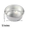 12-Inch Round Removable Bottom Cake Mold