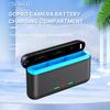 Battery Charger for GoPro Hero-13 Three-Slot Portable Storage Case with Fast Charging Function