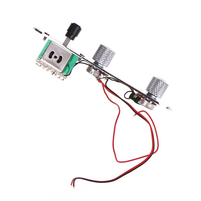 Guitar Prewired Loaded Control Plate For Tele Parts Chrome
