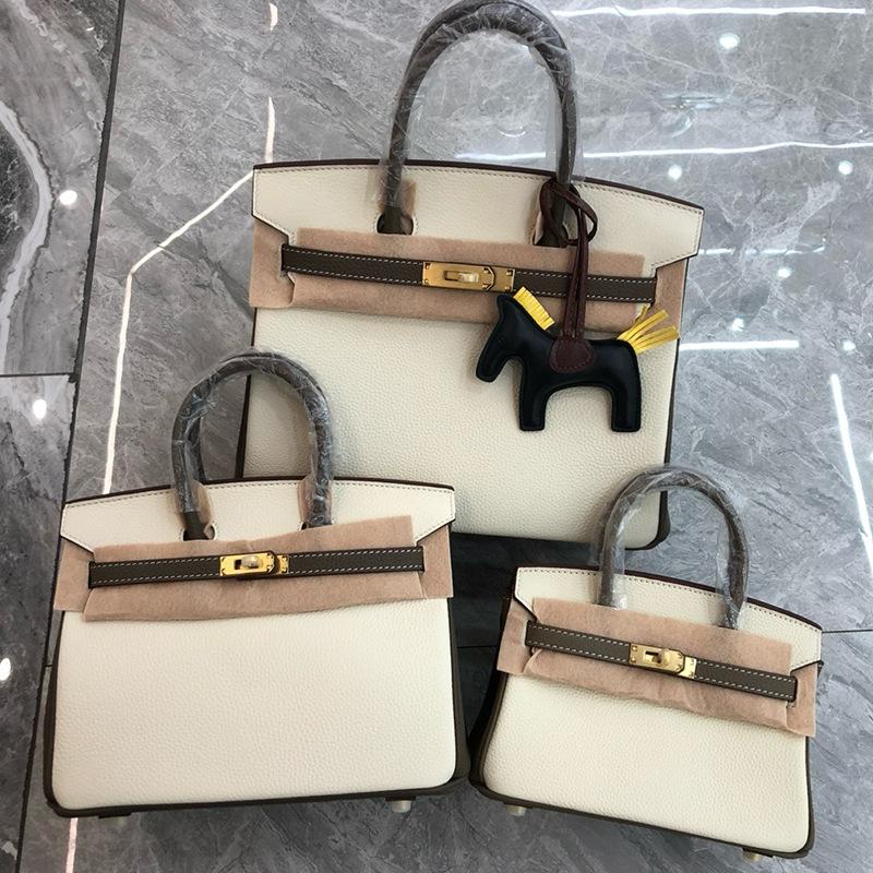 

Трансграничная сумка из коровьей кожи с узором личи, цветовой комбинацией, платиновой отделкой, женская сумка, контрастная сумка-тоут, большая вместимость, на плечо, кросс-боди, свадебная сумка Mini size - 20cm