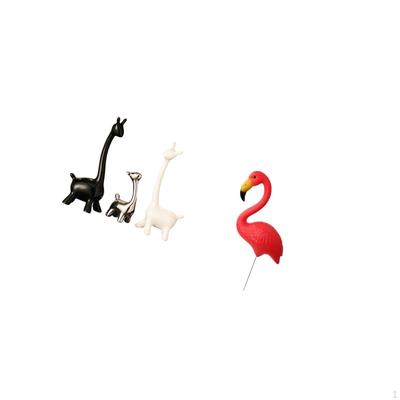 Modern Creative Giraffe And Flamingo Ceramic Statue Figurine for Desk Office Bookshelf Bedroom Decor