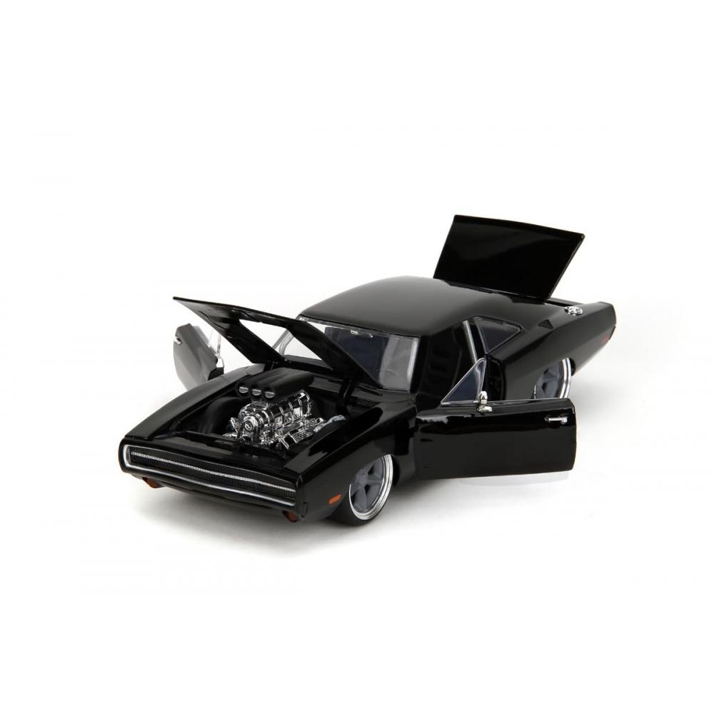 Jada Toys Fast & Furious Series 124 F&F10 Dodge Charger RT Svart (Dominic) Fullført produkt