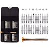25 in 1 Screwdriver Set with Case Aluminum Alloy Bits Multi-Functional Precision Repair Toolkit