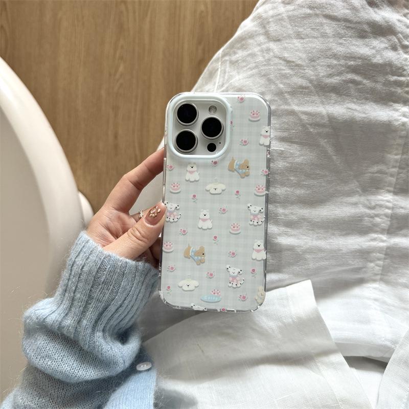 Adorable West Highland White Terrier Puppy iPhone 16Promax & 15Pro Case, Double Layer Protection