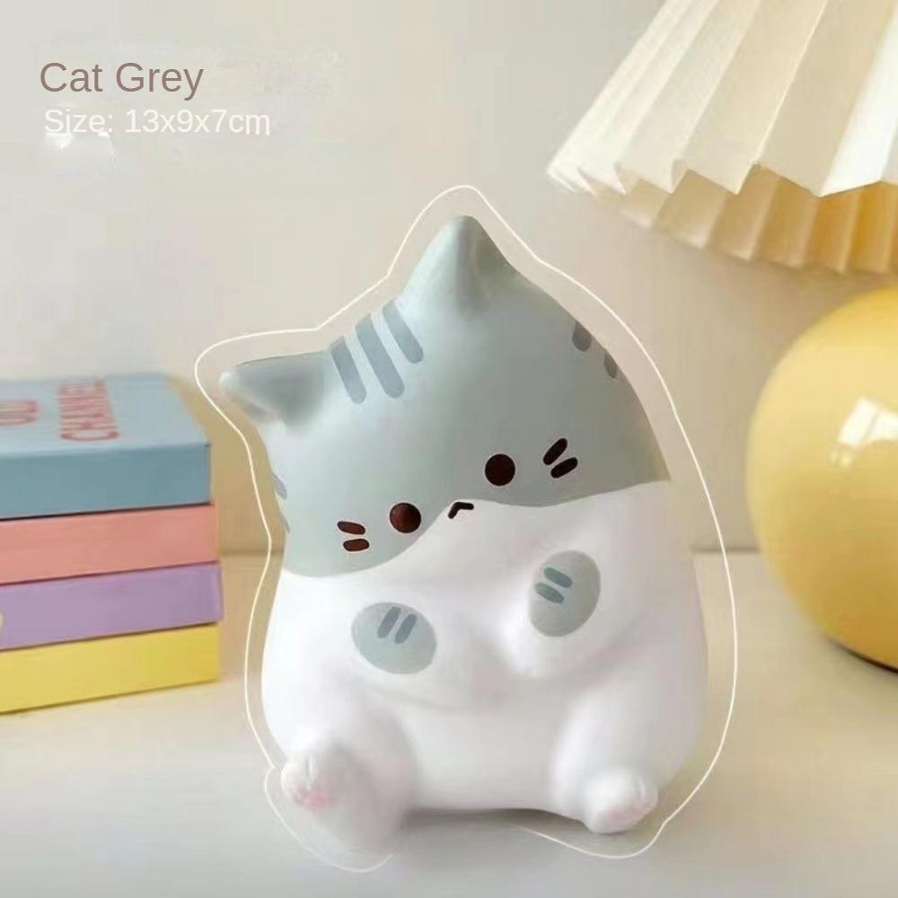 Quetschbarer niedlicher Katze Tier Stressabbau Spielzeug Heilung Büro Stressabbau Entlüftung Fidget Spielzeug für Kinder Mädchen Heilende Geschenke