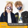 Children's 3D Cartoon Cotton Mask with PM2.5 Filter, 3-Layer Earloop, Washable Protection