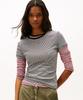 Tamijinseu Slim Essential Rib T-Shirt (T32G0Tto08Twt10Ap)