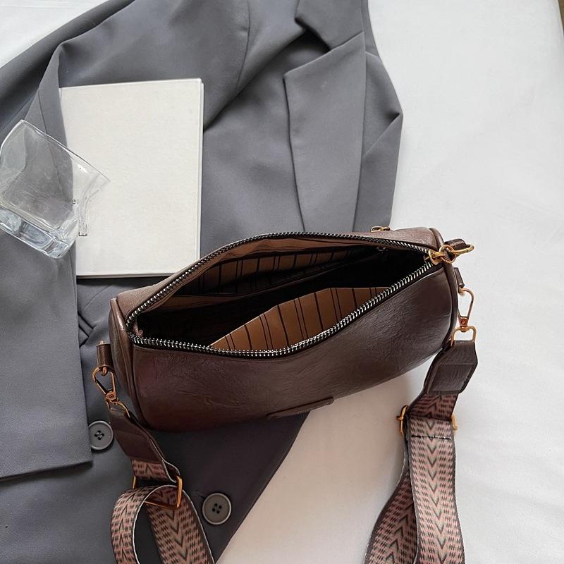 Fashionable Women's Shoulder Bag for Girl Fashion Style Boston Tote Bag Pu Leather Retro Underarm Bag Female Accessory