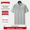 Men's Plus Size Business Casual Short Sleeve Polo Shirt