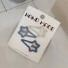 3Pcs Girl Hairpins Star Heart Geometry Design Matte Frosting Process Hair Clips BB Clip Versatile Hair Accessories