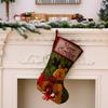 Holiday Stockings Christmas Featuring Santa Snowman And Reindeer For Kids Gift Giving