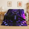 Classic FFNAF Horror Game Freddy Flannel Blanket Soft Warm Throw Blanket for Bedroom Living Room Bed Travel Camping Picnic