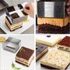 Stainless Steel Square Mousse Cake Mould Cake Ring Dessert Tools Baking Accessories Baking DIY Cookies Baking Mold