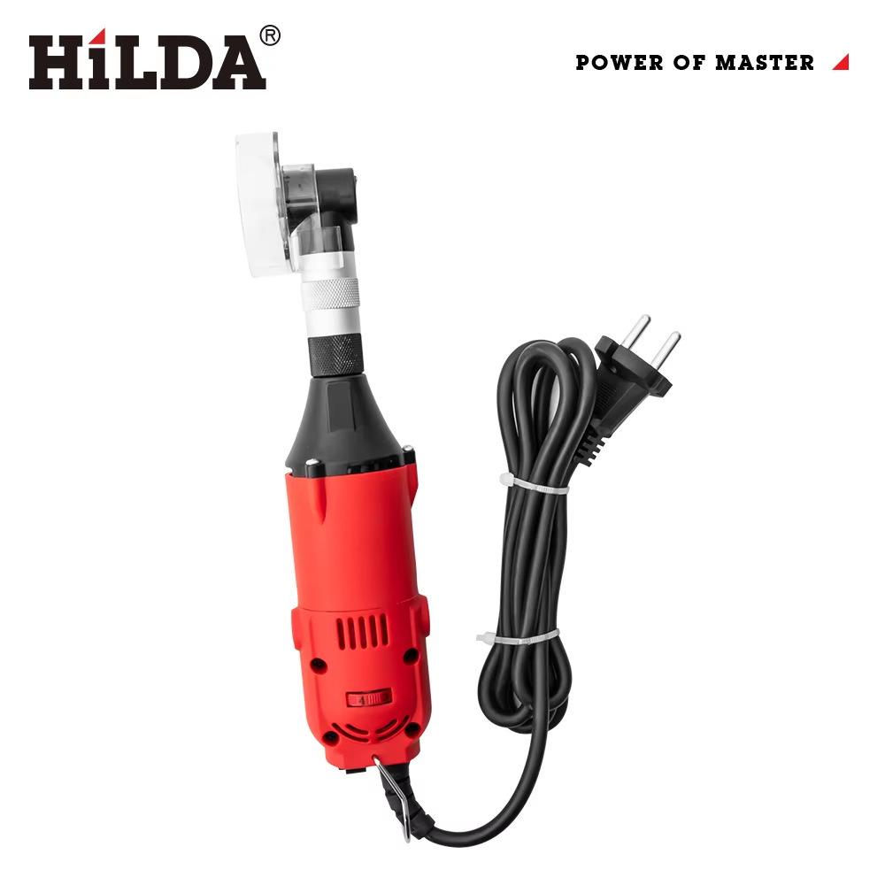 

90° Variable Speed Electric Grinder with Bent Head - Multifunctional Polishing, Grouting, Seam Cleaning & Tile Accessory