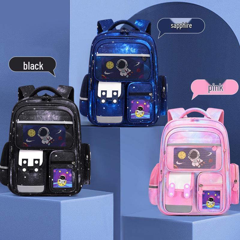 Fajny Plecak o Dużej Pojemności i Niskiej Wadze z Motywem Gwiaźdzystego Nieba dla Dzieci