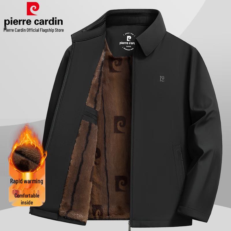 Pierre Cardin Men's Golden Mink Fleece Lined Padded Jacket