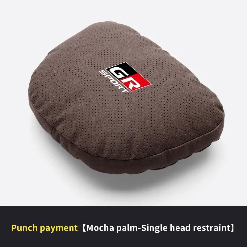 For GR SPORT Toyota YARiS Supra Corolla Prius Harrier Camry Tacoma RZ Car Headrest Neck Support Lumbar cushion Soft Neck Pillow J33