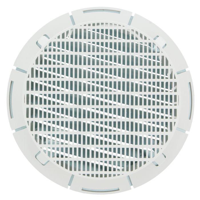AMIG | Grille D'aération 11 | Ø100 Mm | Aluminium | Blanc