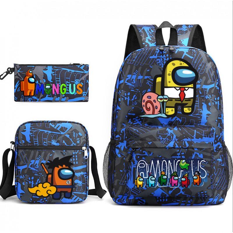 Set Zaino Scolastico Cristiano Ronaldo per Bambini Ragazzi Ragazze 15L Tessuto Oxford Borsa a Doppia Tracolla con Spallacci Imbottiti Traspiranti