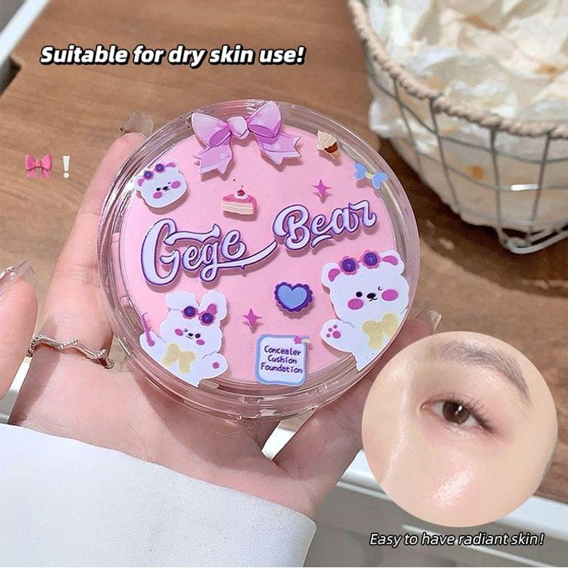 Gege Bear - Water Mist Moisturizing Concealer Cushion Cream - 2 Shades