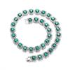Collana Iced-Out Smeraldo Zucchero Cubico 10mm Hip-Hop Europeo & Americano - Accessorio di Lusso
