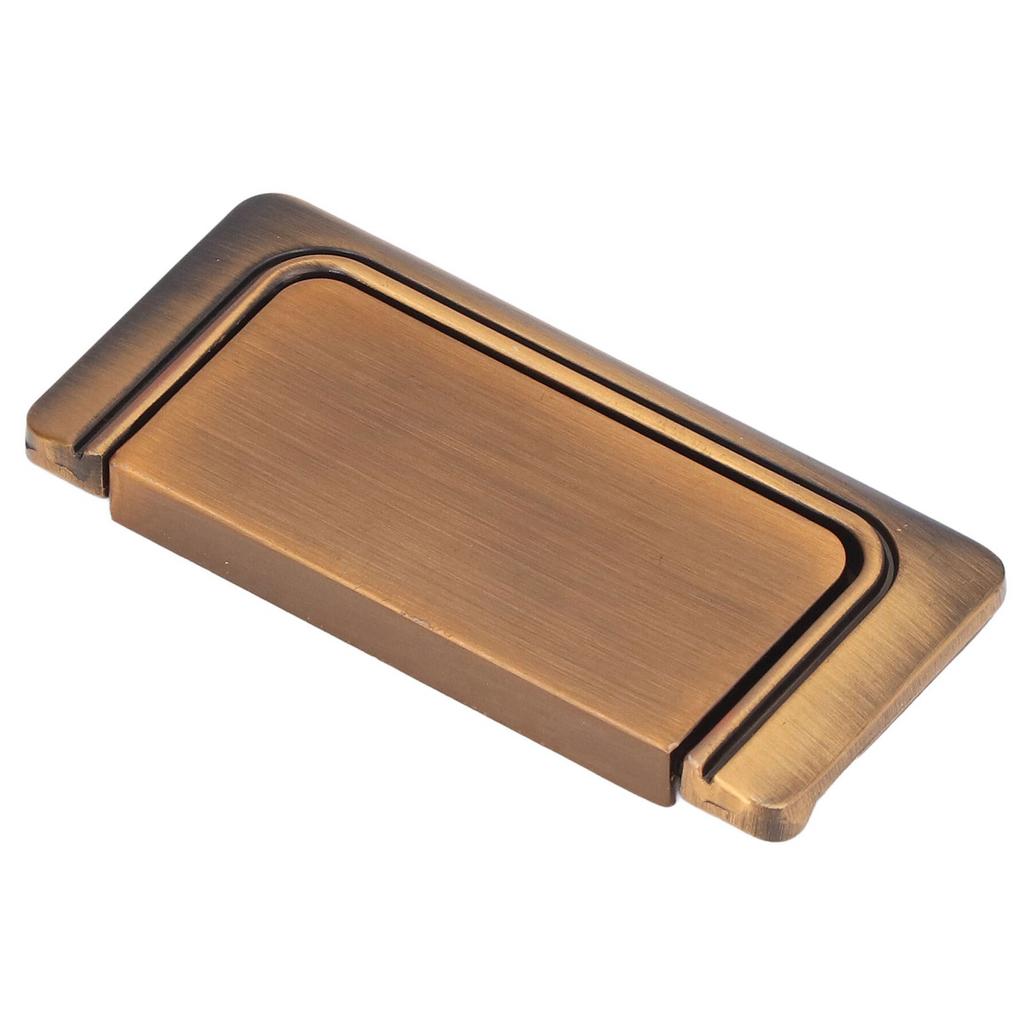 Recessed Door Handle Simple Matte Retro Free Punch Drawer Wardrobe Cabinet Door Concealed Handle