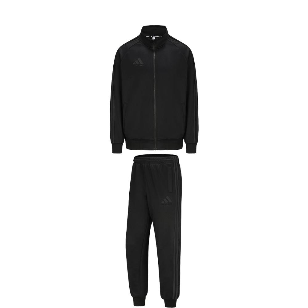 adidas TR30 Series Classic 3-Stripes Tracksuit Black TR30JT-BB+TR30P1T-BB M