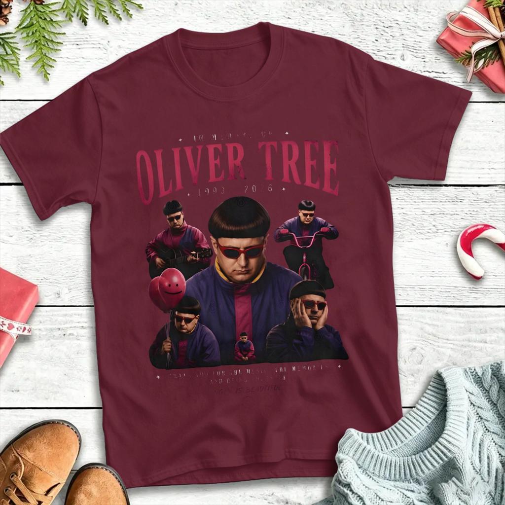 Rest In Peace Oliver Tree 1993-2026 Cotton T Shirts Trendy Cool Tshirt for Man Summer Y2K Classic Casual Short Sleeve Top Tees