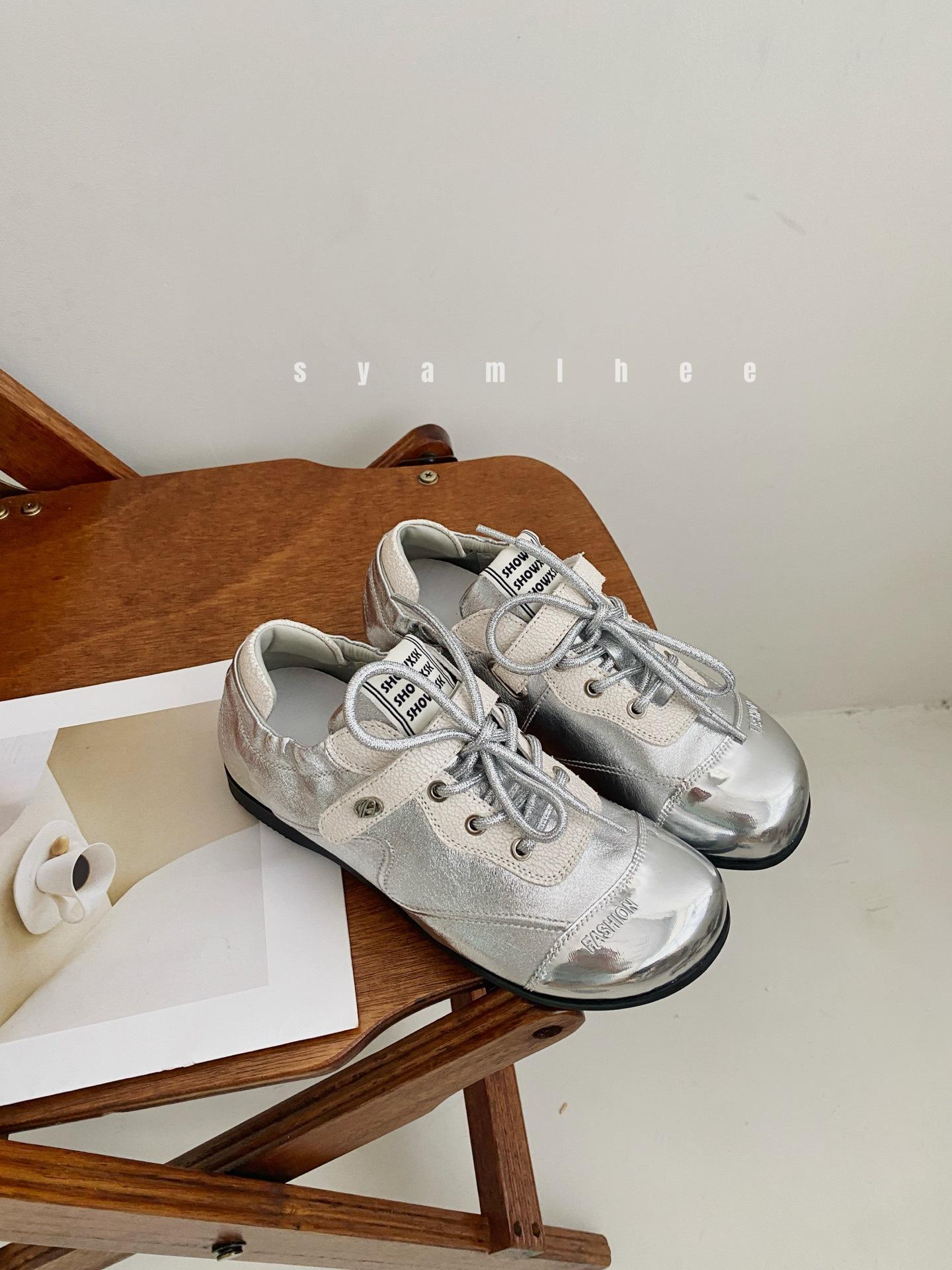 

Туфли Мэри Джейн из натуральной кожи с кривым носком, балетки, женские, новые 2025, на мягкой подошве, повседневные, с внутренней высотой. 35