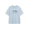 Li Ning Sports Fashion Collection T Shirt Men's Mist Blue AHST757-4