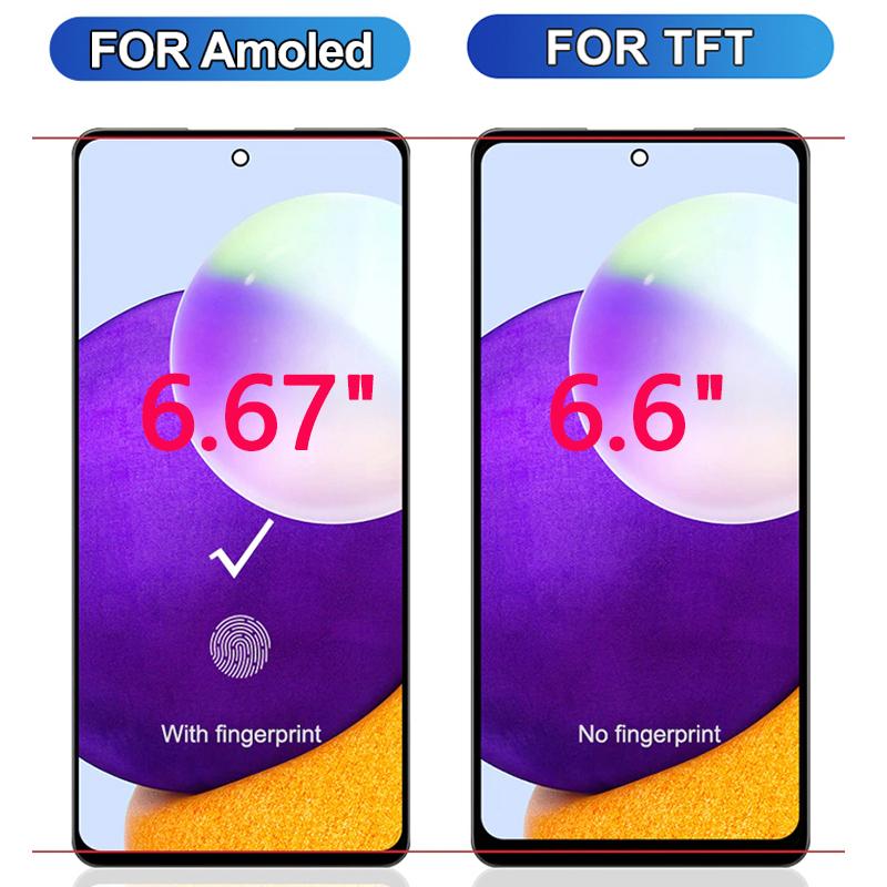 Οθόνη AMOLED για Samsung Galaxy A73 5G A736B A736B/DS Οθόνη LCD Οθόνη Αφής Ψηφιοποιητής για Αντικατάσταση Οθόνης Samsung A73 5G
