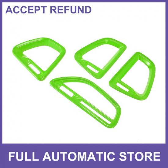 4pcs Center Console Air Condition Outlet Vent Trim  for Dodge Challenger