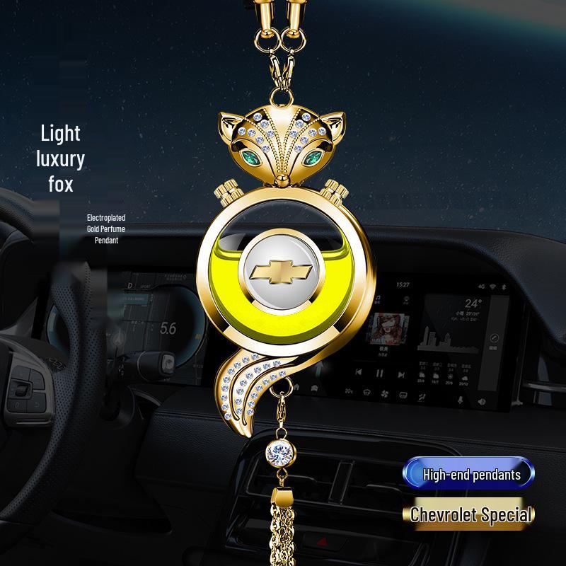 Crystal Rearview Mirror Air Freshener: Long-lasting Fragrance Pendant for Car Interior Decoration
