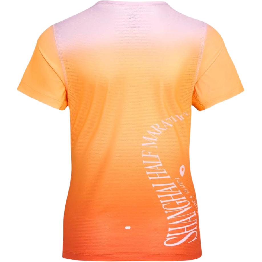 adidas Marathon Shanghai Half Event Slim Fit Sports Crew Neck Short Sleeve Running T-Shirt Women Tops KU5588