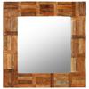 VidaXL Wall Mirror Solid Reclaimed Wood 60 X 60 Cm