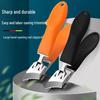 Oblique Nail Clippers for Thick and Ingrown Nails - Large Opening, Powder Die-Casting Design.