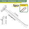 5pcs Stainless Steel Grid Wall Hooks Heavy Duty Rust Proof for Garage Kitchen Small Business Display