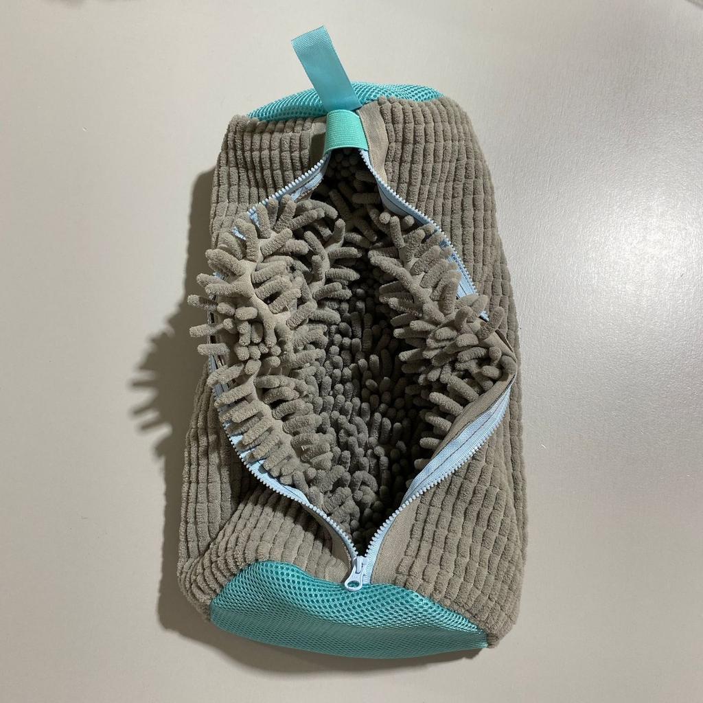 Wash Shoes Bag Padded Net Laundry Shoes Protector Fluffy fibers Polyester Washing Shoes Machine Laundry Bag Drying Bags Zipper