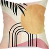 Popular Simple Abstract Geometric Pillow Case Nordic Morandi Home Sofa Car Cushion Cover