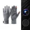 Winter ski gloves liner lining men's and women's outdoor riding gloves touch screen non-slip, windproof and cold-proof, velvet to keep warm