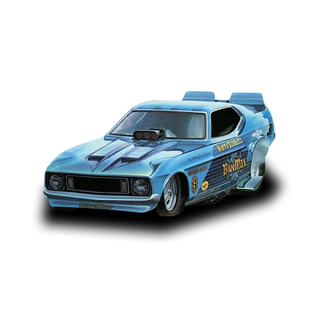 MPC Blue Max Long Nose Mustang Funny Car Plastic Model MPC930 1/25