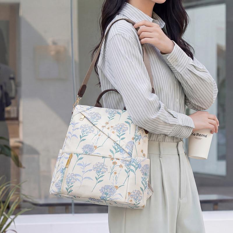 Anti-Theft Backpack Printed Women's Backpack Multi-Function Shoulder Bag
